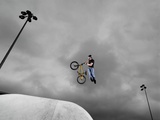 Buy BMX Biker Performing Tricks at AllPosters.com