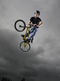 Buy BMX Biker Performing Tricks at AllPosters.com