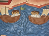 Detail from Apocalypse Fresco at Monastery of Saint-Antoine-le-Grand