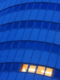 Illuminated Windows in an Office Building