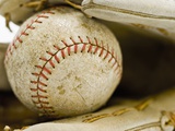 Baseball in Baseball Glove