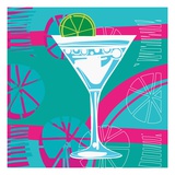 Cocktail with Lime Slice