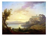 Buy Italian Landscape, Setting Sun at AllPosters.com
