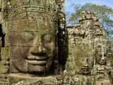 Detail of Face on Bayon Temple