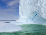 Buy Iceberg with Long Cracks Floating Near Cape Evensen at AllPosters.com