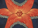 Detail of Seraphim from Apocalypse Fresco at Monastery of Saint-Antoine-le-Grand