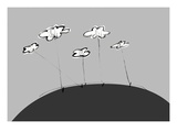 Clouds tied down to the earth Giclee Print