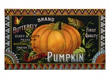 Butterfly Brand Golden Pumpkin Product Label