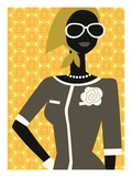 Woman Wearing Scarf and Sunglasses