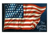 The Glorious Fourth with American Flag