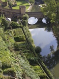 Pedestrian Bridge and Alzette River