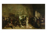 Buy The Studio of the Painter, a Real Allegory at AllPosters.com