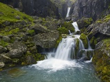 Mossy Waterfall Along the Strandar River