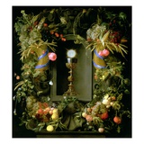 Buy Communion Cup and Host, Encircled with a Garland of Fruit at AllPosters.com