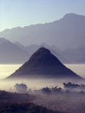 Mist Rising Over Fields