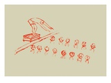 Diving in Business Giclee Print