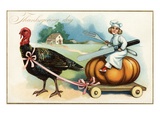 Buy Thanksgiving Day with a Chef and Turkey at AllPosters.com