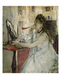 Buy Young Woman Powdering her Face at AllPosters.com