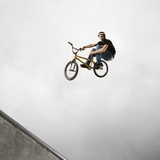 Buy BMX Biker Performing Tricks at AllPosters.com