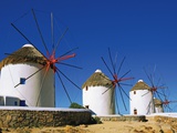 Windmills with Thatched Roofs