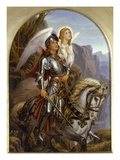 Buy Sir Galahad and His Angel at AllPosters.com