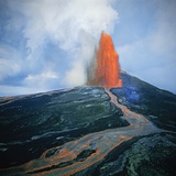 Buy Lava fountain in Pu'u O'o Vent on Kilauea Volcano at AllPosters.com