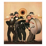 Illustration of Five-Man Band by Boris Artzybasheff