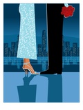 Romantic Couple in City