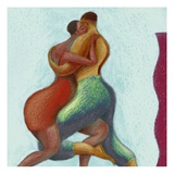 African Couple Dancing