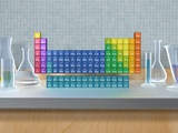 Buy Periodic table of the elements with glassware at AllPosters.com