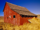 Weathered Old Barn on Ranch