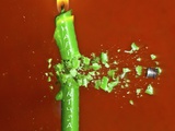 Candle Splat Photographic Print