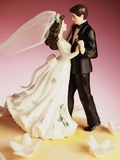 Bride and Groom Wedding Cake Figurines