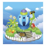Building in a watering can shape