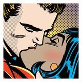 Close Up Of Young Couple Kissing