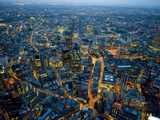 Aerial View of City of London Photographic Print