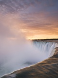 Horseshoe Falls at Sunset from Table Rock Viewpoint, Niagara Falls, Ontario