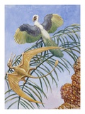 Archaeopteryx and pterosaurs were some of the first flying lifeforms