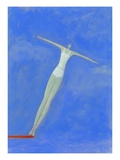 Diver on Springboard Giclee Print