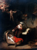 Holy Family by Rembrandt van Rijn