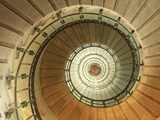 Spiral Staircase at Eckmuhl Lighthouse in Brittany Photographic Print