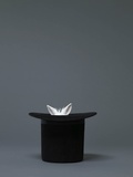 Buy Rabbits ears sticking up from hat at AllPosters.com