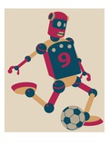 Robot playing soccer