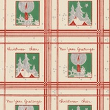 Christmas cheer and new year greetings pattern