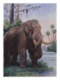 When the age of man began, the mastodon still inhabited North America Giclee Print