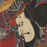 Detail of Two Kabuki Actors