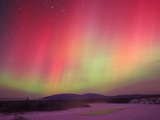 Aurora Borealis or Northern Lights, Yukon. Photographic Print