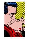 Couple Kissing Giclee Print