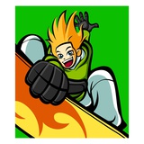 Buy Low angle view of a man skateboarding at AllPosters.com