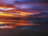 Magnificent sunset with monsoon clouds